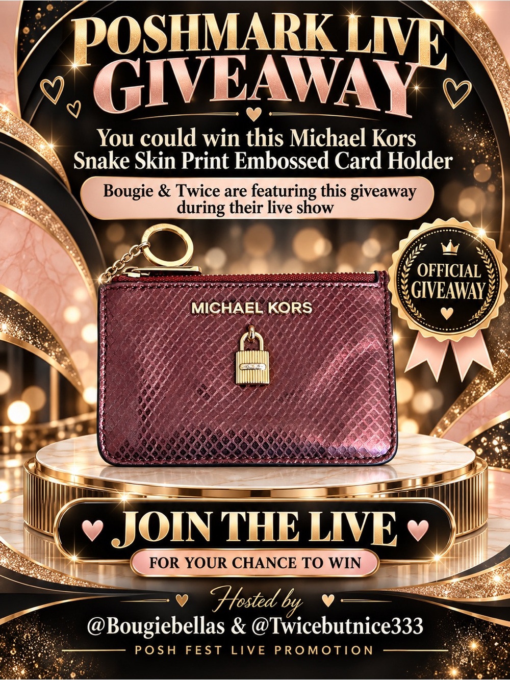 Bougie Bella's PoshFest Live Giveaway 🐶 👑 🐪 💖 - Picture 4 of 14